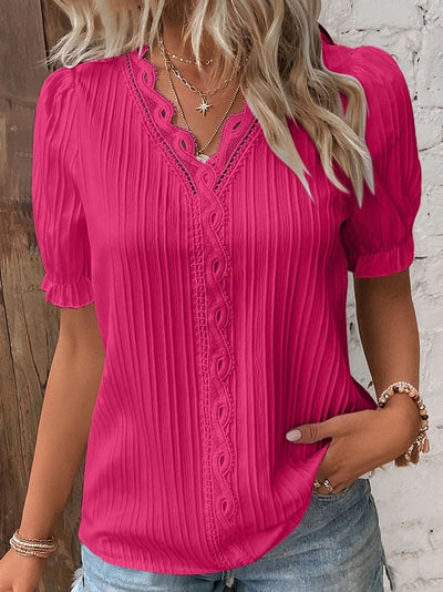 Annelie - V-Neck Blouse