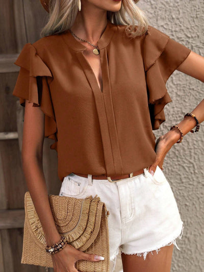 Nine – Ruffle Sleeve Blouse