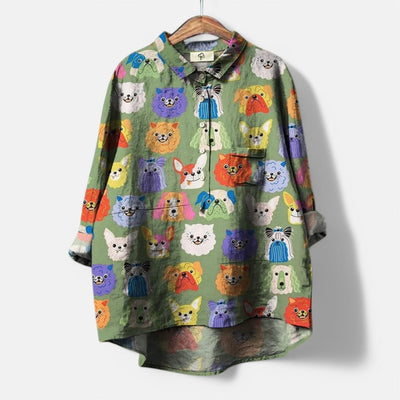 Delina – Art-Inspired Blouse