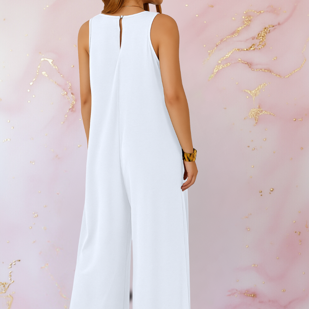 Magda – Elegant V-Neck Jumpsuit
