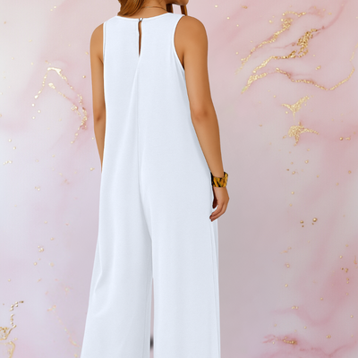 Magda – Elegant V-Neck Jumpsuit