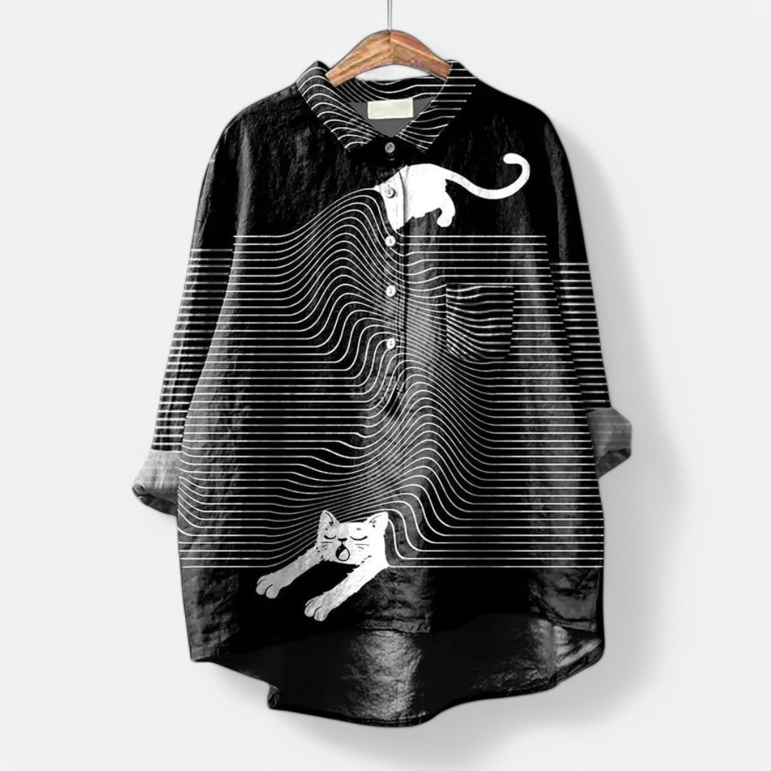 Delina – Art-Inspired Blouse