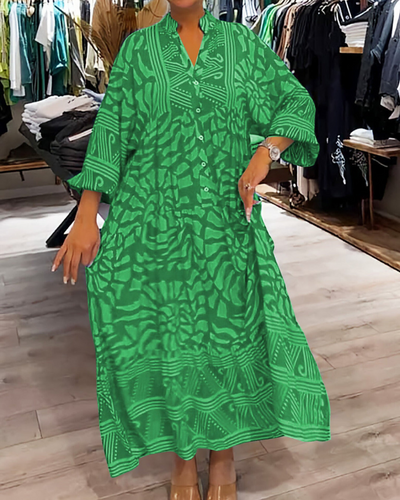 Lenara – Effortless Maxi Dress with Print