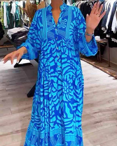 Lenara – Effortless Maxi Dress with Print