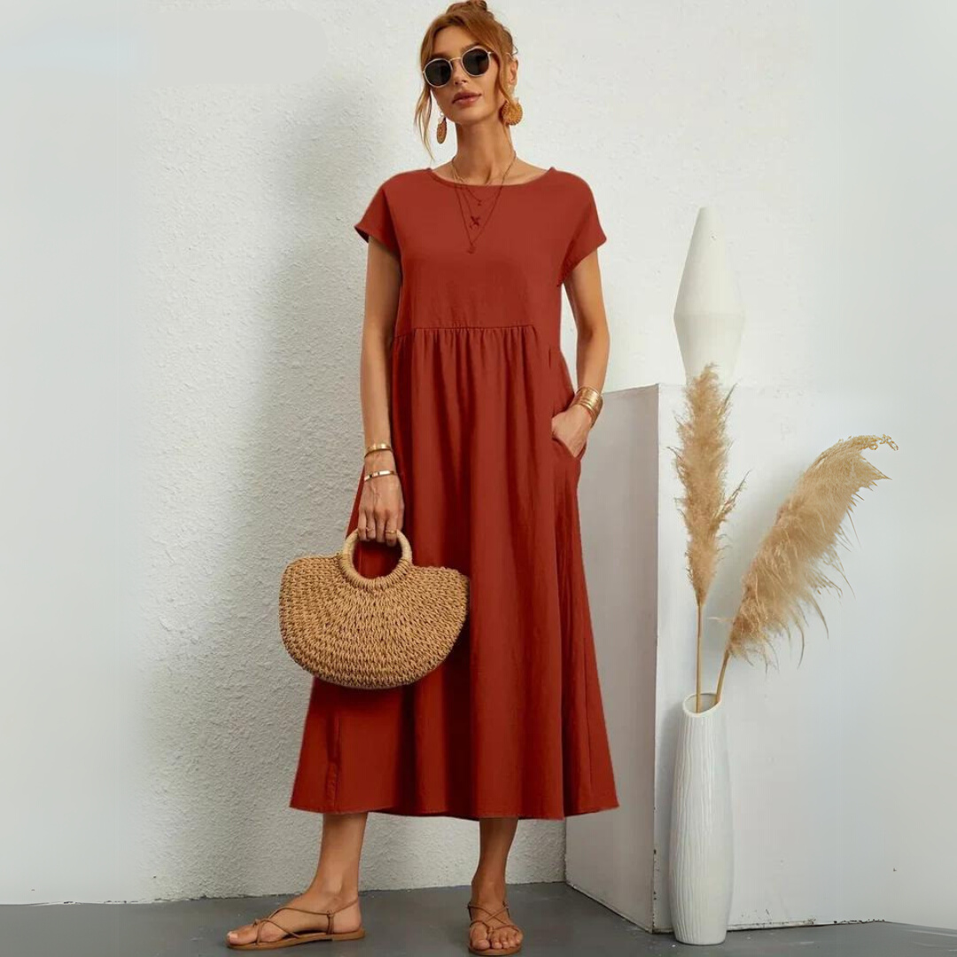 Luna – Casual Midi Dress