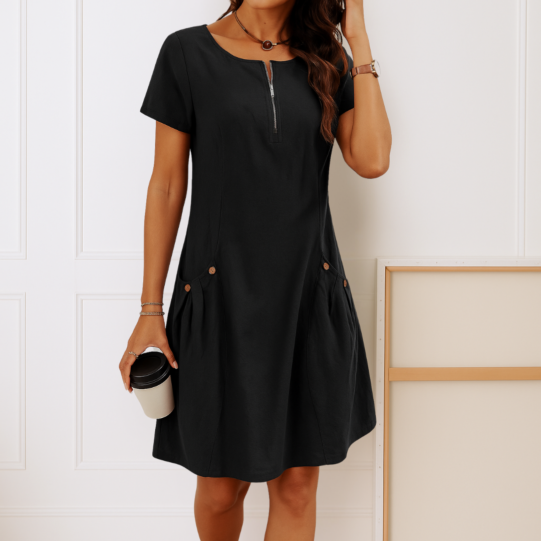 Elira – Cotton Pocket Dress