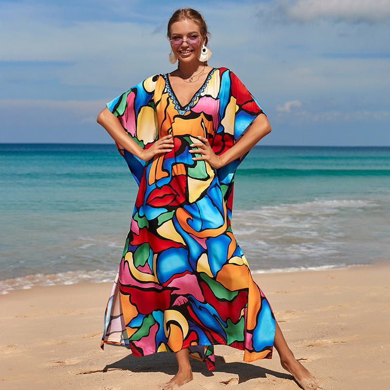 Solaya – Lightweight Kaftan Cover-Up Dress 18