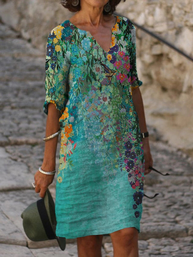 Tammah - V-Neck Dress 5