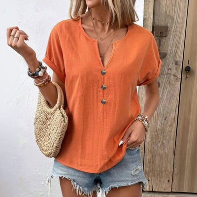 Marleen - V-Neck Blouse