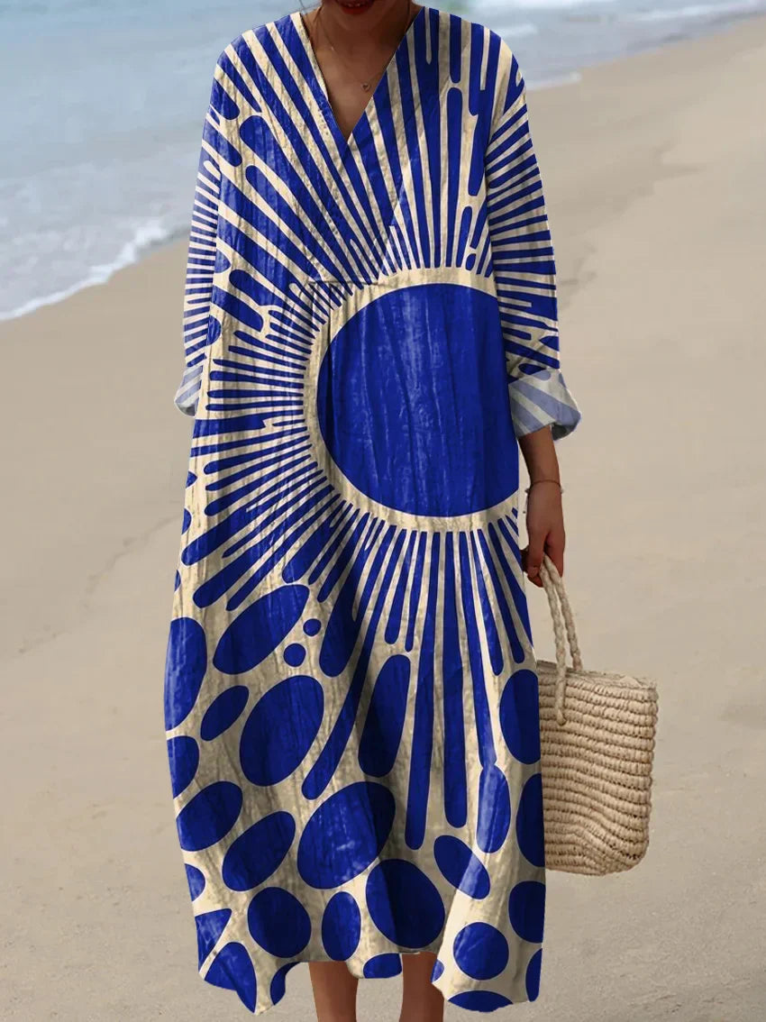 Kelly - Patterned Summer Dress 3