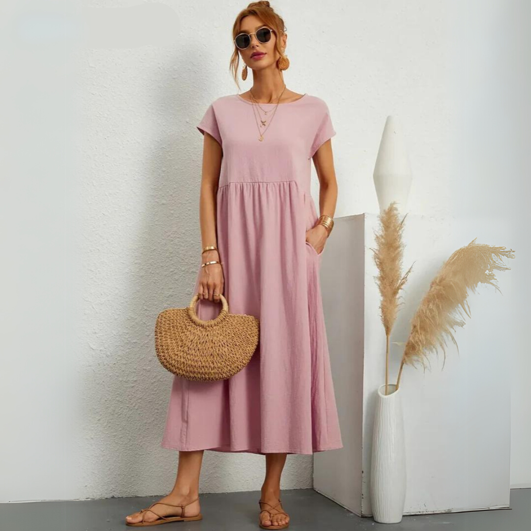 Luna – Casual Midi Dress