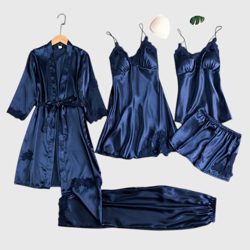 Amber - Women's 5-Piece Nightwear Set