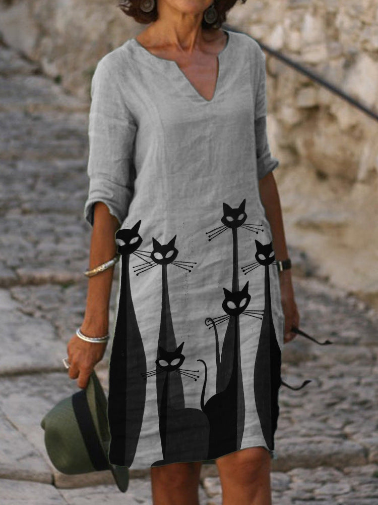 Tammah - V-Neck Dress 6