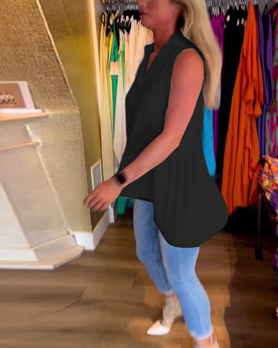 Laluna – Sleeveless Ruffle Top