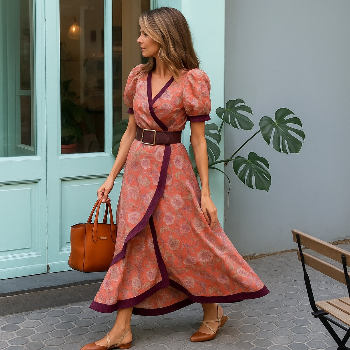 Viviana – Floral Wrap Dress