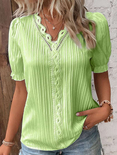 Annelie - V-Neck Blouse