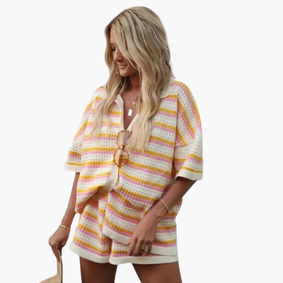 Hailey – Open-Knit Set