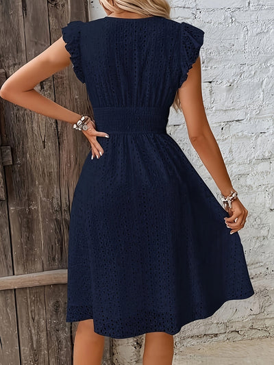 Marielle – Romantic Ruffle Wrap Dress