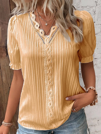 Annelie - V-Neck Blouse