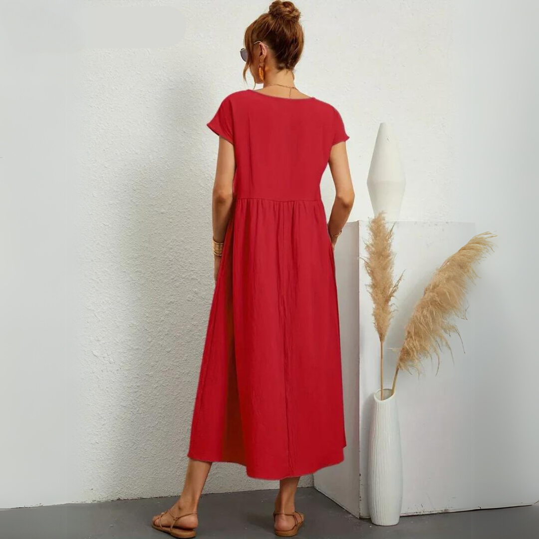 Luna – Casual Midi Dress