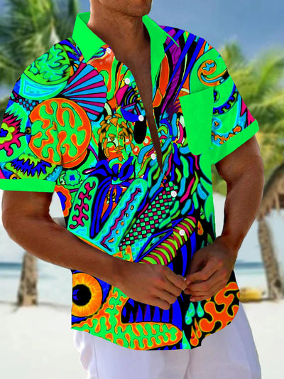 Jake - Texture Print Shirt