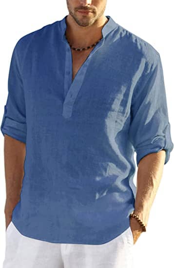 Marco - Cotton Style Henley Shirt