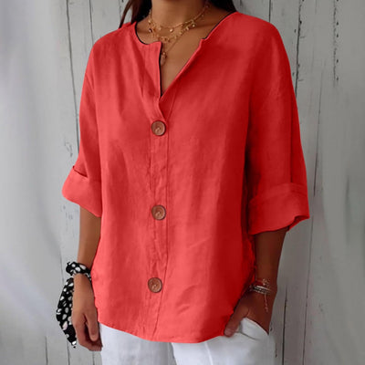 Tanny - Coastal Linen Blouse