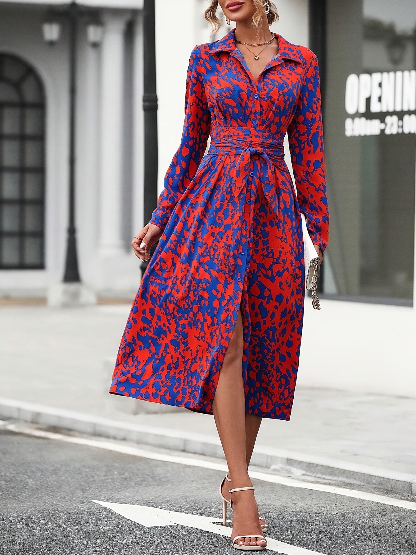 Valentina – Elegant Shirt Dress