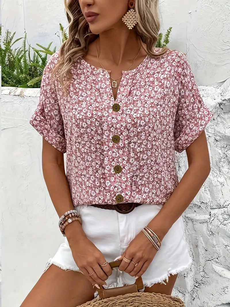 Noelia – The Effortless Floral Blouse
