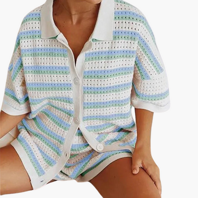 Hailey – Open-Knit Set