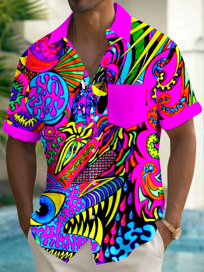 Jake - Texture Print Shirt