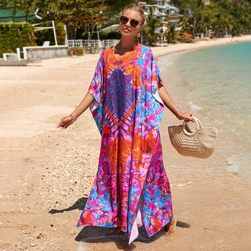 Solaya – Lightweight Kaftan Cover-Up Dress 8
