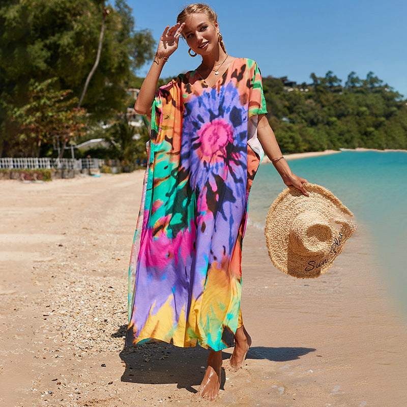Solaya – Lightweight Kaftan Cover-Up Dress 4