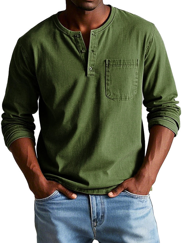 Archer – Classic Henley Shirt