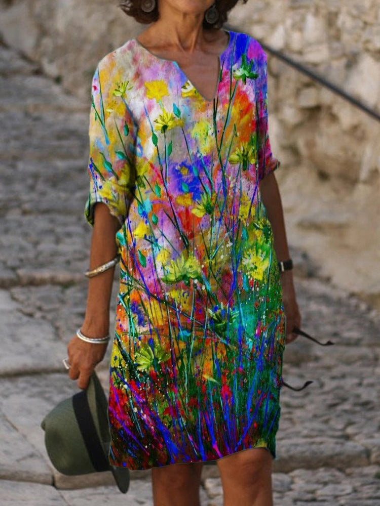 Tammah - V-Neck Dress 4