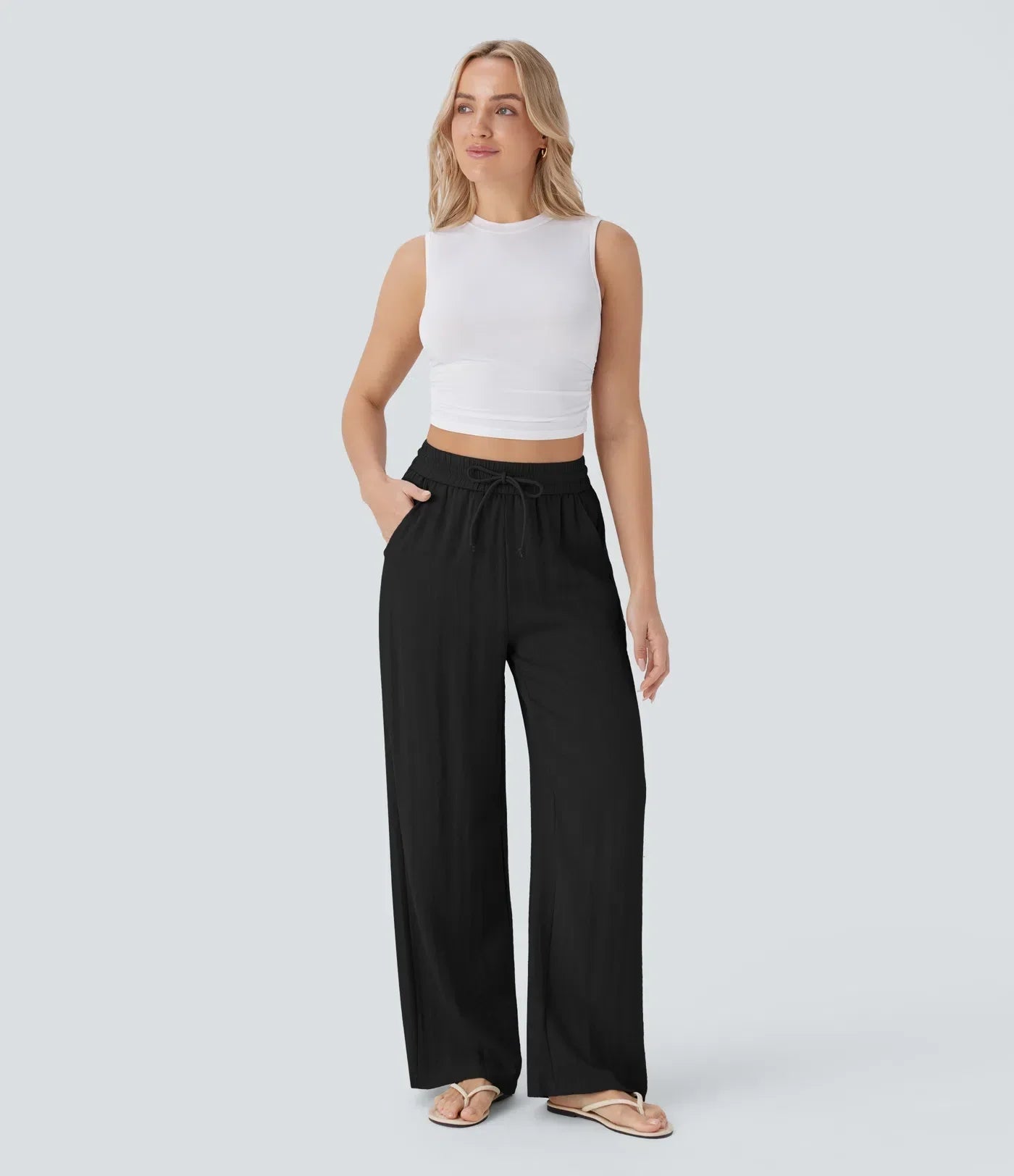 Zafeiria – Elegant Linen Pants
