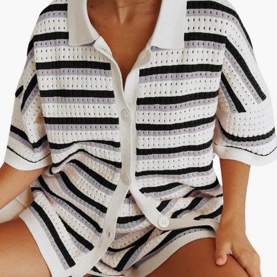 Hailey – Open-Knit Set