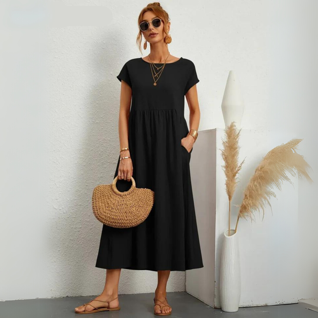 Luna – Casual Midi Dress