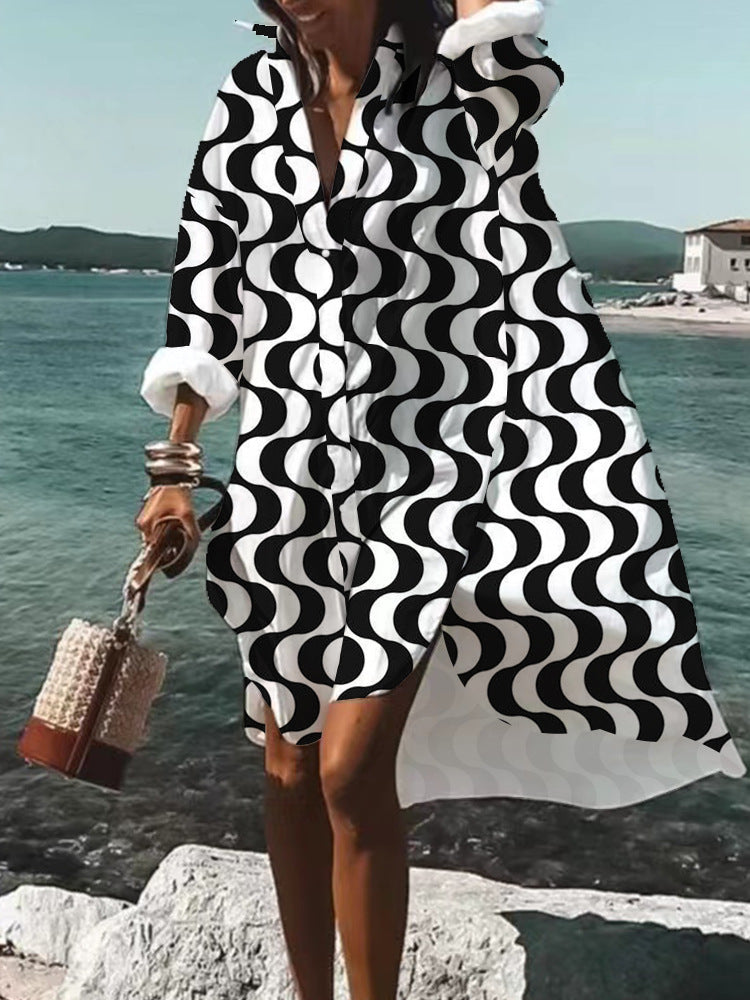 Solara – Print Shirt Dress 11