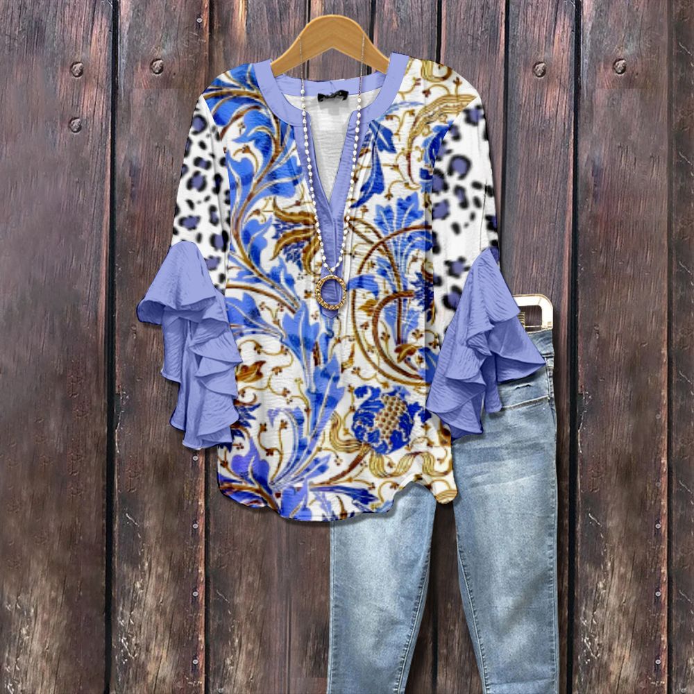 Susann - Vintage Floral Blouse 8