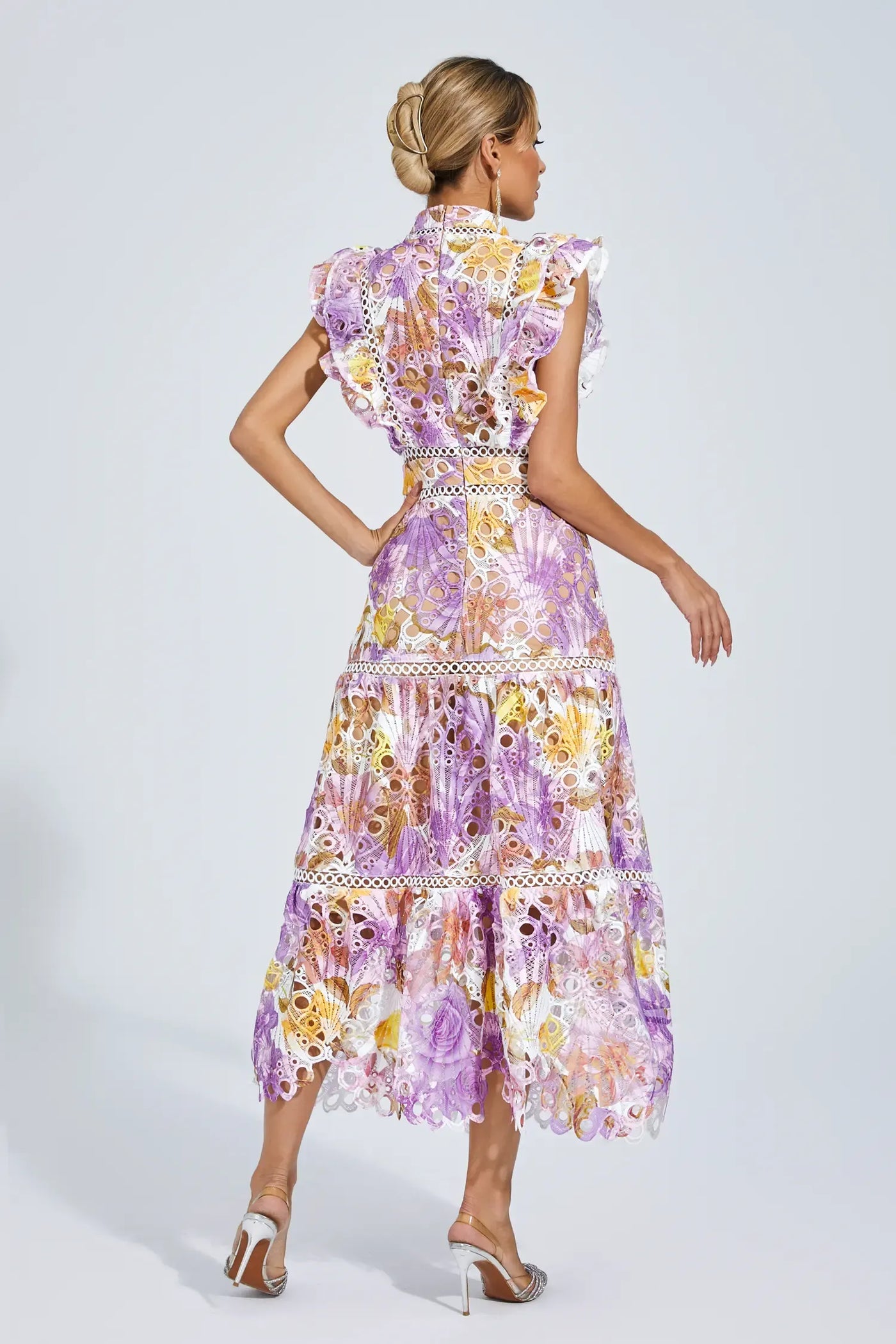 Paula - Hollow Sleeveless Midi Dress