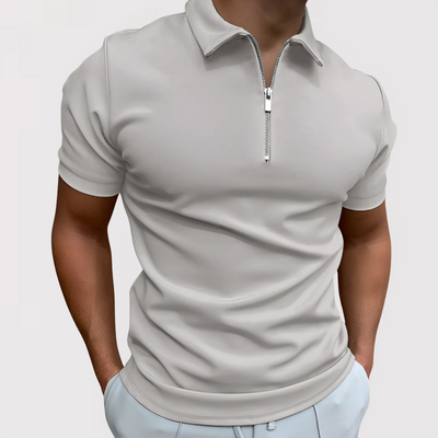 Vince – Smart Fit Zip-Collar Polo Shirt
