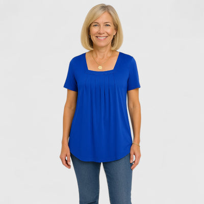 Marilou – Flowy Pleated Comfort Tee