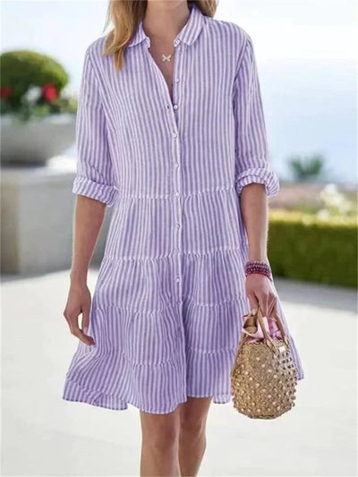 Anna – Striped Summer Dress