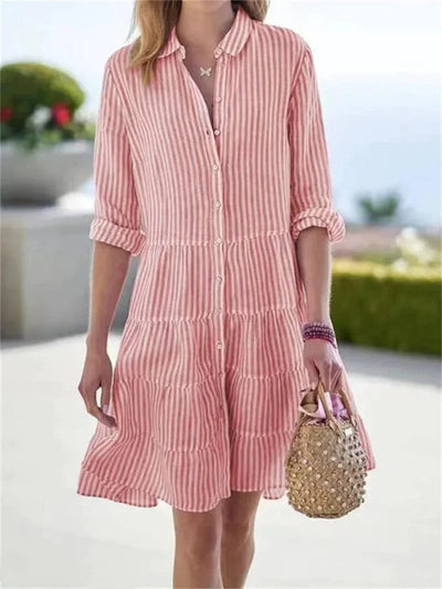 Anna – Striped Summer Dress
