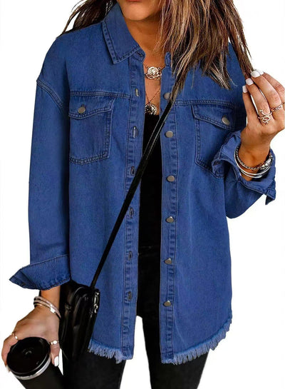 Reina – Classic Denim Layering Jacket