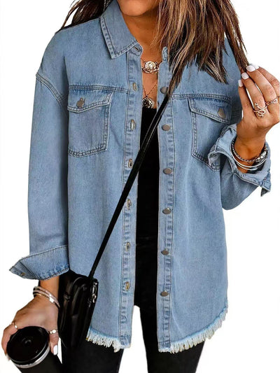 Reina – Classic Denim Layering Jacket