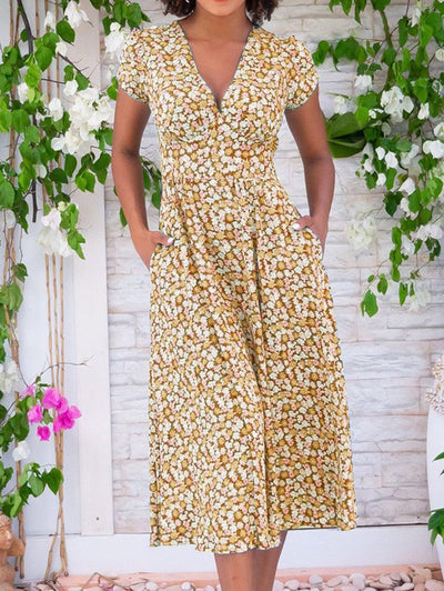 Sophie - Floral Midi Dress