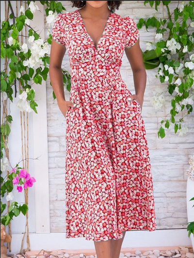 Sophie - Floral Midi Dress