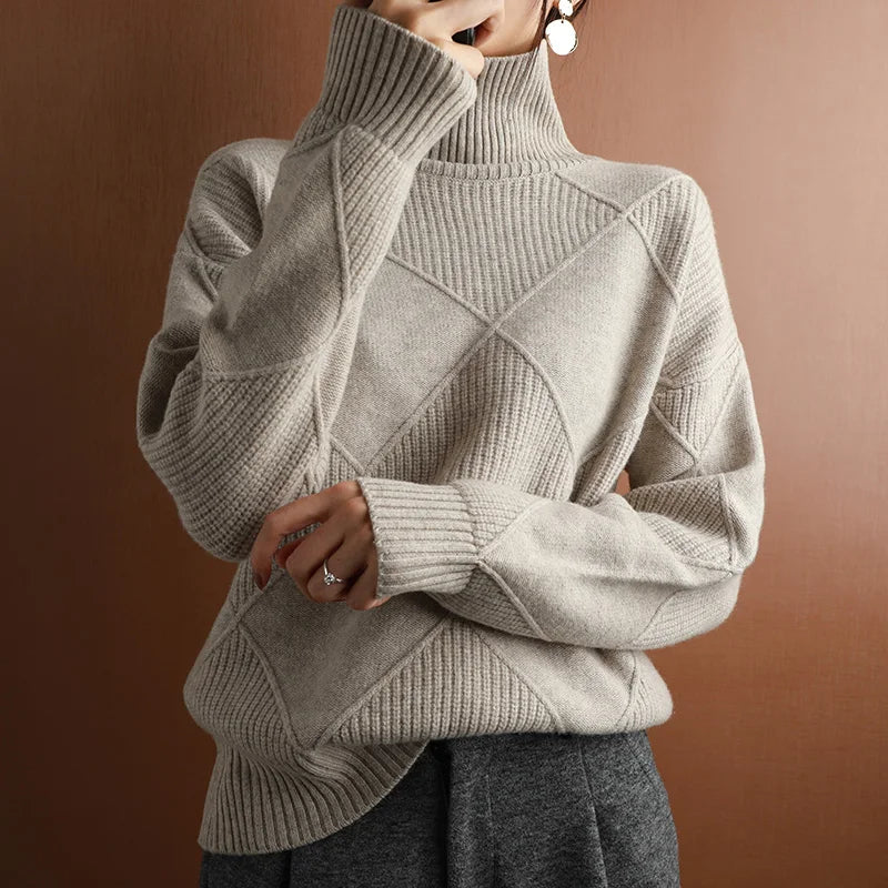 Mirella – Cozy Knit Turtleneck Sweater